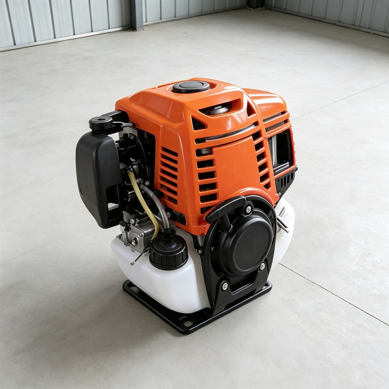 Orange Gasoline Engine for Grass Cutter