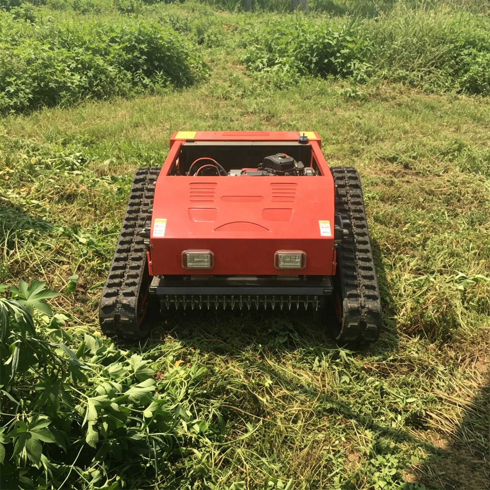 Remote-Controlled Crawler Lawn Mower